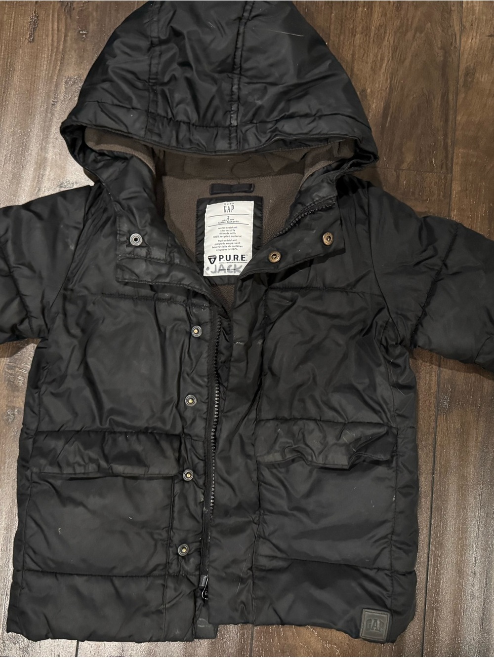 Baby Gap black winter coat